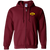 Jacksonville Express Full Zip Hoodie WFL Football Team color Maroon Jacksonville Express Full Zip Hoodie WFL Football Team color Maroon
