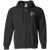 Jacksonville Sharks Full Zip Hoodie WFL Football Team color Black Jacksonville Sharks Full Zip Hoodie WFL Football Team color Black
