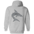 Jacksonville Sharks Full Zip Hoodie WFL Football Team color Sport Grey Jacksonville Sharks Full Zip Hoodie WFL Football Team color Sport Grey