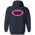 Washington Ambassadors Full Zip Hoodie WFL Football Team color Navy Washington Ambassadors Full Zip Hoodie WFL Football Team color Navy