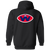 Washington Ambassadors Full Zip Hoodie WFL Football Team color Black Washington Ambassadors Full Zip Hoodie WFL Football Team color Black