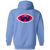 Washington Ambassadors Full Zip Hoodie WFL Football Team color Carolina Blue Washington Ambassadors Full Zip Hoodie WFL Football Team color Carolina Blue