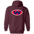 Washington Ambassadors Full Zip Hoodie WFL Football Team color Maroon Washington Ambassadors Full Zip Hoodie WFL Football Team color Maroon