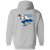 Brooklyn Dodgers Full Zip Hoodie AAFC Football Team color Sport Grey Brooklyn Dodgers Full Zip Hoodie AAFC Football Team color Sport Grey