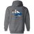 Brooklyn Dodgers Full Zip Hoodie AAFC Football Team color Dark Heather Grey Brooklyn Dodgers Full Zip Hoodie AAFC Football Team color Dark Heather Grey