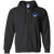 Buffalo Bisons Full Zip Hoodie AAFC Football Team color Black Buffalo Bisons Full Zip Hoodie AAFC Football Team color Black