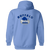 Buffalo Bisons Full Zip Hoodie AAFC Football Team color Carolina Blue Buffalo Bisons Full Zip Hoodie AAFC Football Team color Carolina Blue