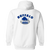 Buffalo Bisons Full Zip Hoodie AAFC Football Team color White Buffalo Bisons Full Zip Hoodie AAFC Football Team color White