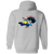 Los Angeles Dons Full Zip Hoodie AAFC Football Team color Sport Grey Los Angeles Dons Full Zip Hoodie AAFC Football Team color Sport Grey