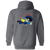 Los Angeles Dons Full Zip Hoodie AAFC Football Team color Dark Heather Grey Los Angeles Dons Full Zip Hoodie AAFC Football Team color Dark Heather Grey
