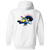 Los Angeles Dons Full Zip Hoodie AAFC Football Team color White Los Angeles Dons Full Zip Hoodie AAFC Football Team color White