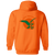 Miami Seahawks Full Zip Hoodie AAFC Football Team color Orange Miami Seahawks Full Zip Hoodie AAFC Football Team color Orange