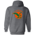 Miami Seahawks Full Zip Hoodie AAFC Football Team color Dark Heather Grey Miami Seahawks Full Zip Hoodie AAFC Football Team color Dark Heather Grey