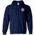 Seattle Pilots Full Zip Hoodie MLB Baseball Team color Navy Seattle Pilots Full Zip Hoodie MLB Baseball Team color Navy