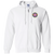 Seattle Pilots Full Zip Hoodie MLB Baseball Team color White Seattle Pilots Full Zip Hoodie MLB Baseball Team color White