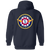 Seattle Pilots Full Zip Hoodie MLB Baseball Team color Navy Seattle Pilots Full Zip Hoodie MLB Baseball Team color Navy