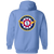 Seattle Pilots Full Zip Hoodie MLB Baseball Team color Carolina Blue Seattle Pilots Full Zip Hoodie MLB Baseball Team color Carolina Blue