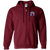 Washington Senators Full Zip Hoodie MLB Baseball Team color Maroon Washington Senators Full Zip Hoodie MLB Baseball Team color Maroon