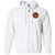 Baltimore Black Sox Full Zip Hoodie Negro Leagues Baseball Team color White Baltimore Black Sox Full Zip Hoodie Negro Leagues Baseball Team color White