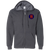 Baltimore Elite Giants Full Zip Hoodie Negro Leagues Baseball Team color Dark Heather Grey