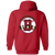 Baltimore Elites Full Zippered Hoodie Negro Leagues Baseball Team color Red Baltimore Elites Full Zippered Hoodie Negro Leagues Baseball Team color Red