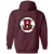 Baltimore Elites Full Zippered Hoodie Negro Leagues Baseball Team color Maroon Baltimore Elites Full Zippered Hoodie Negro Leagues Baseball Team color Maroon
