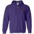 Birmingham Black Barons Full Zip Hoodie Negro Leagues Baseball Team color Purple Birmingham Black Barons Full Zip Hoodie Negro Leagues Baseball Team color Purple