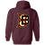 Boston Blues Full Zip Hoodie Negro Leagues Baseball Team color Maroon Boston Blues Full Zip Hoodie Negro Leagues Baseball Team color Maroon