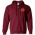 Chicago American Giants Full Zip Hoodie Negro Leagues Baseball Team color Maroon Chicago American Giants Full Zip Hoodie Negro Leagues Baseball Team color Maroon