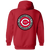 Cincinnati Tigers Full Zip Hoodie Negro Leagues Baseball Team color Red Cincinnati Tigers Full Zip Hoodie Negro Leagues Baseball Team color Red