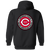 Cincinnati Tigers Full Zip Hoodie Negro Leagues Baseball Team color Black Cincinnati Tigers Full Zip Hoodie Negro Leagues Baseball Team color Black