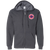 Cleveland Buckeyes Full Zip Hoodie A2 Negro Leagues Baseball Team color Dark Heather Grey Cleveland Buckeyes Full Zip Hoodie A2 Negro Leagues Baseball Team color Dark Heather Grey