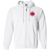 Cleveland Buckeyes Full Zip Hoodie A2 Negro Leagues Baseball Team color White Cleveland Buckeyes Full Zip Hoodie A2 Negro Leagues Baseball Team color White