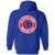 Cleveland Buckeyes Full Zip Hoodie A2 Negro Leagues Baseball Team color Royal Blue Cleveland Buckeyes Full Zip Hoodie A2 Negro Leagues Baseball Team color Royal Blue
