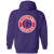 Cleveland Buckeyes Full Zip Hoodie A2 Negro Leagues Baseball Team color Purple Cleveland Buckeyes Full Zip Hoodie A2 Negro Leagues Baseball Team color Purple