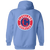 Cleveland Buckeyes Full Zip Hoodie A2 Negro Leagues Baseball Team color Carolina Blue Cleveland Buckeyes Full Zip Hoodie A2 Negro Leagues Baseball Team color Carolina Blue