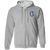 Columbus Blue Birds Full Zip Hoodie Negro Leagues Baseball Team color Sport Grey Columbus Blue Birds Full Zip Hoodie Negro Leagues Baseball Team color Sport Grey