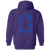 Columbus Blue Birds Full Zip Hoodie Negro Leagues Baseball Team color Purple Columbus Blue Birds Full Zip Hoodie Negro Leagues Baseball Team color Purple