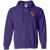 Cuban X-Giants Full Zip Hoodie Negro Leagues Baseball Team color Purple Cuban X-Giants Full Zip Hoodie Negro Leagues Baseball Team color Purple