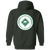 Denver White Elephants Full Zip Hoodie - Negro Leagues Baseball Team color Forest Green Denver White Elephants Full Zip Hoodie - Negro Leagues Baseball Team color Forest Green