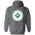 Denver White Elephants Full Zip Hoodie - Negro Leagues Baseball Team color Dark Heather Grey Denver White Elephants Full Zip Hoodie - Negro Leagues Baseball Team color Dark Heather Grey