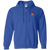 Detroit Stars Full Zip Hoodie Negro Leagues Baseball Team color Royal Blue Detroit Stars Full Zip Hoodie Negro Leagues Baseball Team color Royal Blue