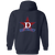 Detroit Stars Full Zip Hoodie Negro Leagues Baseball Team color Navy Detroit Stars Full Zip Hoodie Negro Leagues Baseball Team color Navy