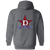Detroit Stars Full Zip Hoodie Negro Leagues Baseball Team color Dark Heather Grey Detroit Stars Full Zip Hoodie Negro Leagues Baseball Team color Dark Heather Grey