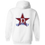 Detroit Stars Full Zip Hoodie Negro Leagues Baseball Team color White Detroit Stars Full Zip Hoodie Negro Leagues Baseball Team color White