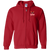 Indianapolis Clowns Full Zip Hoodie Negro Leagues Baseball Team color Red Indianapolis Clowns Full Zip Hoodie Negro Leagues Baseball Team color Red