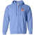 Indianapolis Clowns Full Zip Hoodie Negro Leagues Baseball Team color Carolina Blue Indianapolis Clowns Full Zip Hoodie Negro Leagues Baseball Team color Carolina Blue