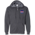 Jersey City Giants Full Zip Hoodie A1 Negro Leagues Baseball Team color Dark Heather Grey Jersey City Giants Full Zip Hoodie A1 Negro Leagues Baseball Team color Dark Heather Grey