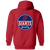 Jersey City Giants Full Zip Hoodie A1 Negro Leagues Baseball Team color Red Jersey City Giants Full Zip Hoodie A1 Negro Leagues Baseball Team color Red