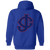 Jersey City Giants Full Zip Hoodie Negro Leagues Baseball Team color Royal Blue Jersey City Giants Full Zip Hoodie Negro Leagues Baseball Team color Royal Blue